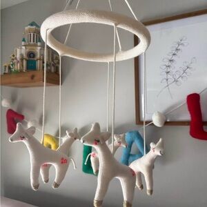 Frolics Kids Collection Knitted Llama Baby Mobile